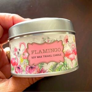 Michel Design Works Flamingo Travel Candle 4oz